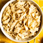 bowl of chickpea pasta sauce