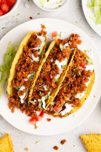 High-Protein TVP Taco Meat