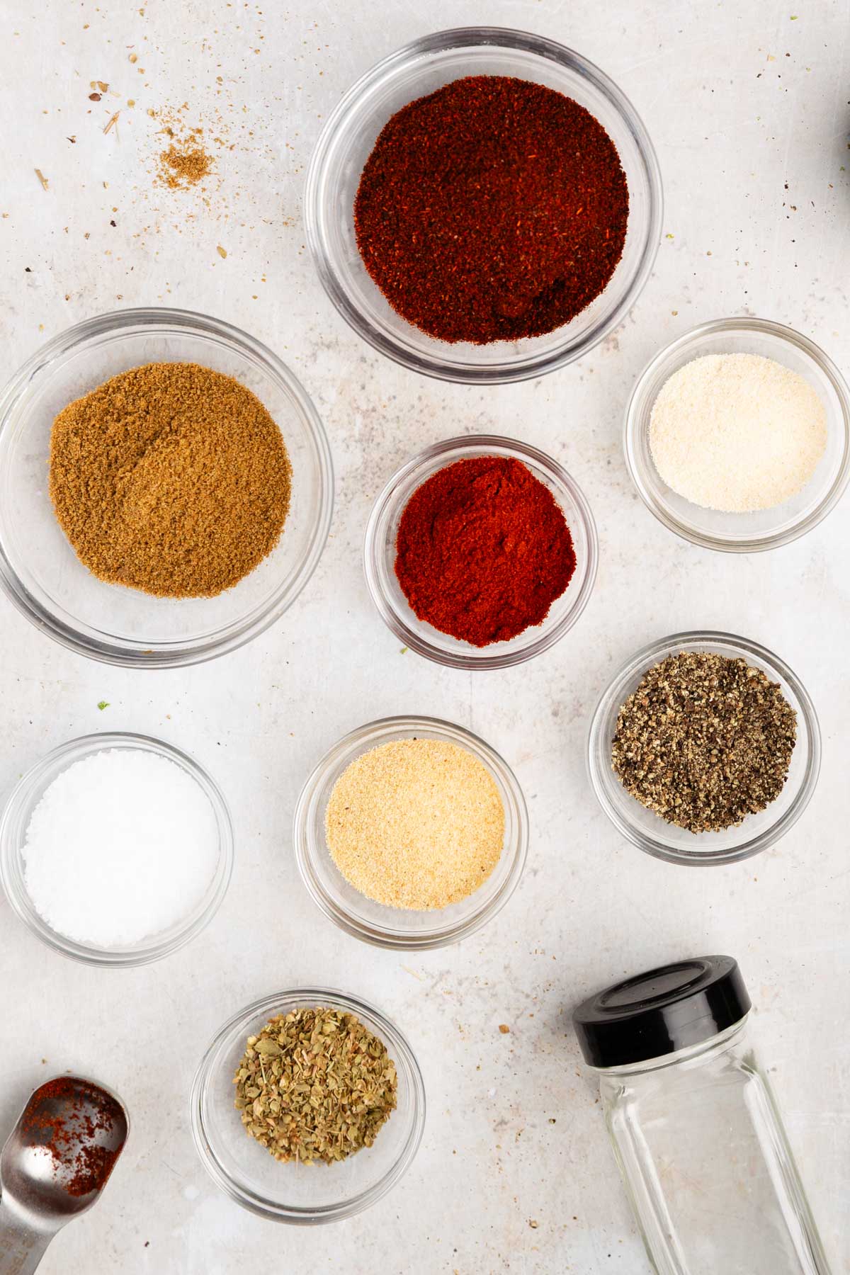 ingredients needed to make vegan taco seasoning